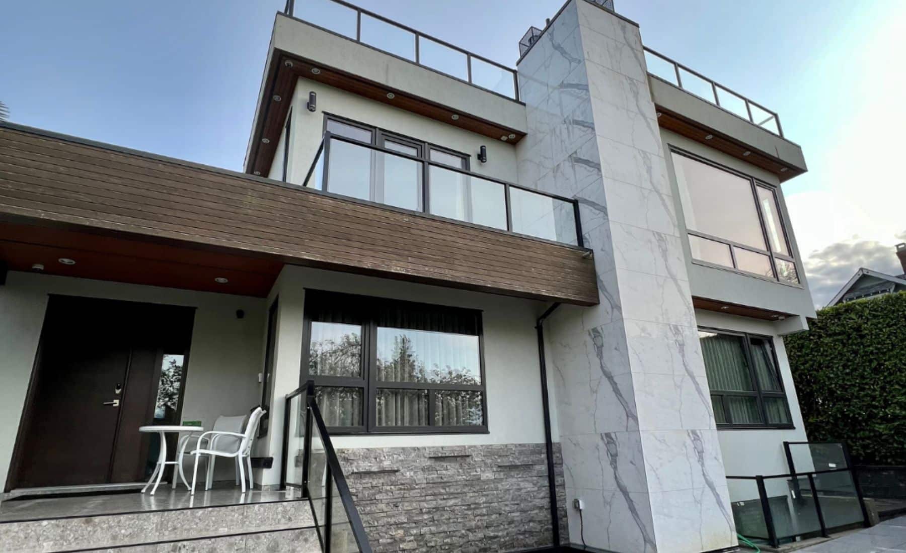 Completed exterior cleaning work on a Vancouver property